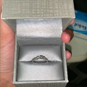 Silver promise ring